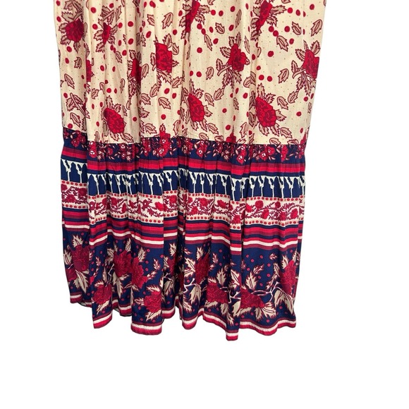 Anthropologie Faithfull the Brand Melia Midi Dress Size 2 Small Floral Boho S - Picture 7 of 12